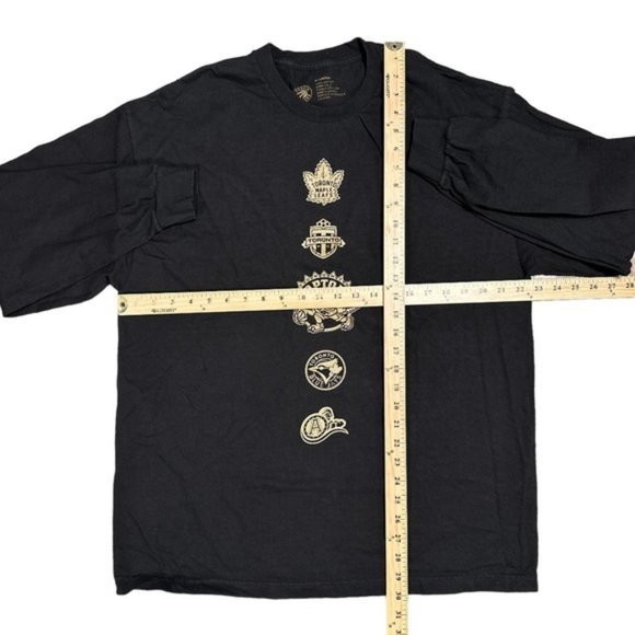 OVO Toronto Raptors Drake Night 2018 L/S T Shirt  Mens XL S2036 - Picture 6 of 6
